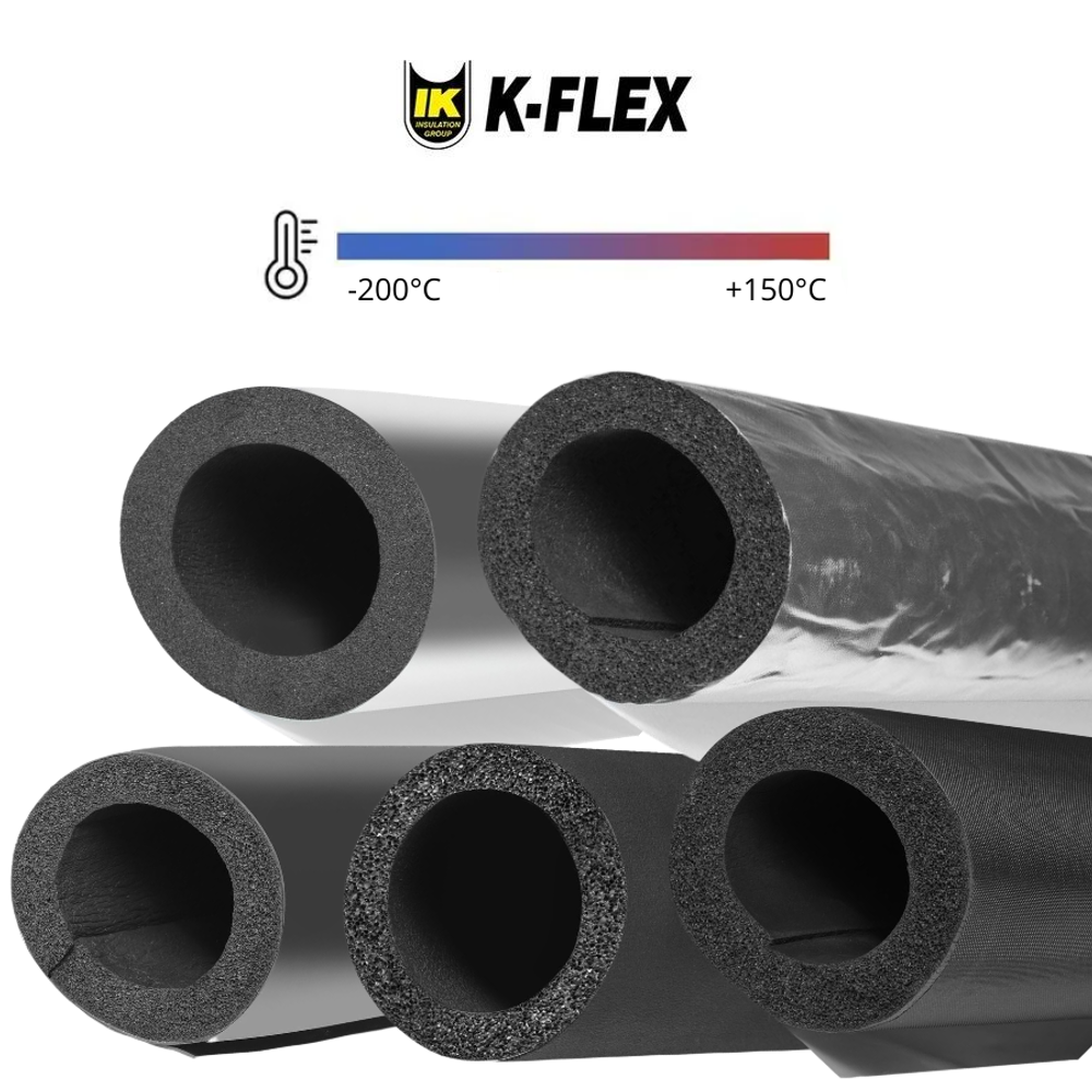 Высокотемпературная изоляция для труб из вспененного каучука K-FLEX SOLAR HT