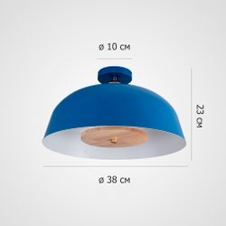 Потолочный Светильник Globemi Blue D38 By Imperiumloft