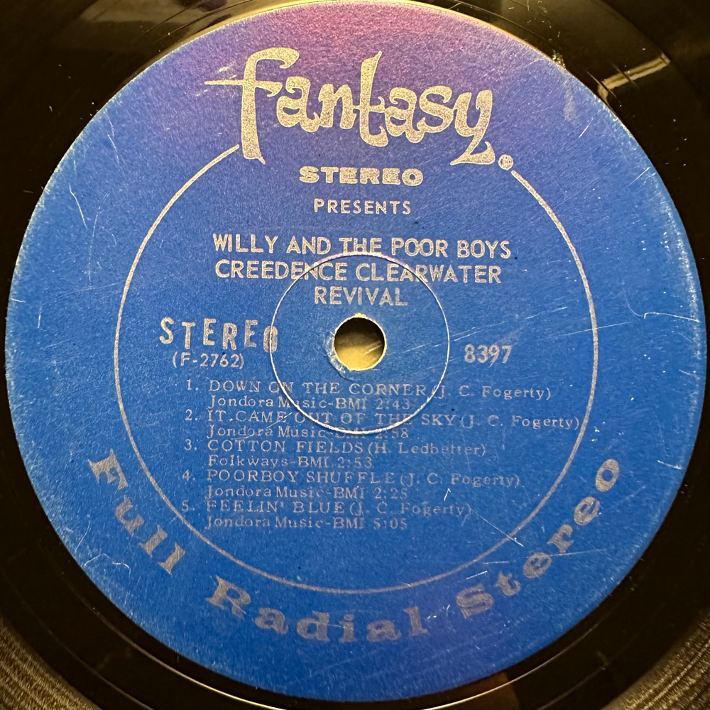 Creedence Clearwater Revival ‎– Willy And The Poor Boys (США 1969г.)