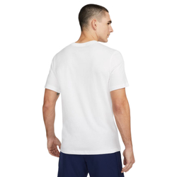 Футболка мужская теннисная Nike Court Dri-Fit Swoosh Men's Tennis T-Shirt - white