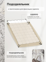 Комплект постельного белья Сатин Премиум на резинке CPAR052