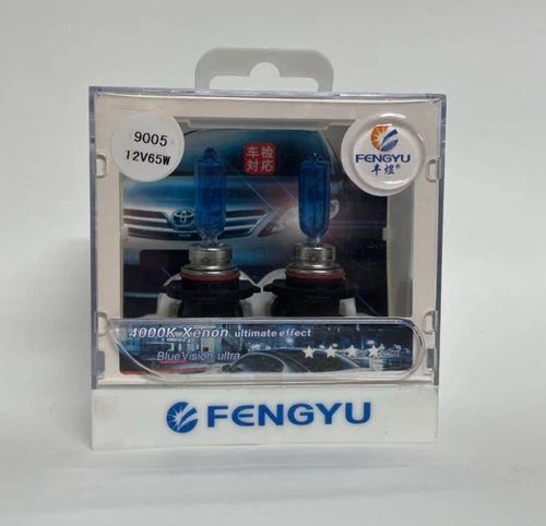 HB3 (9005) 65W / Галогенная лампа HB3 (9005) 65W РИМСКИЕ FENGYU Blue Vision Ultra 12V (2 шт. / комплект)
