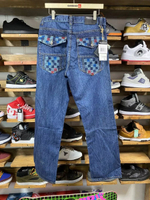Джинсы прямые широкие трубы от Savitar Shoes Company