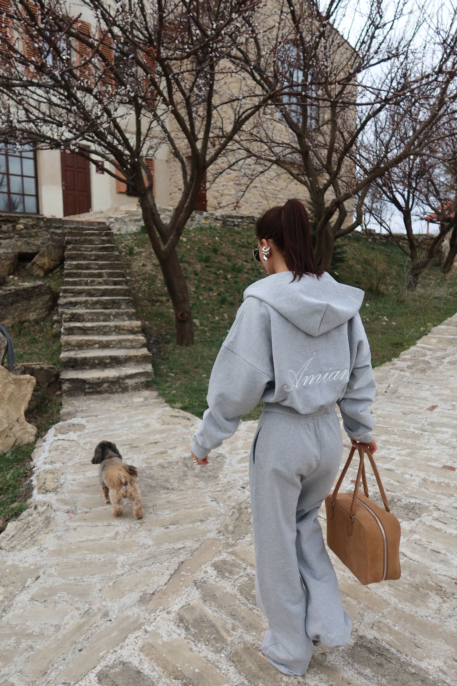 another zip худи, серый меланж