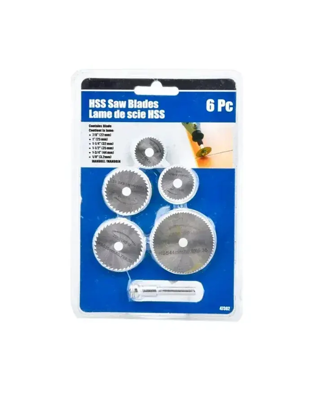 Набор отрезных дисков для гравера, насадки для мини дрели / дремеля, диски по дереву и металлу. 5 шт.