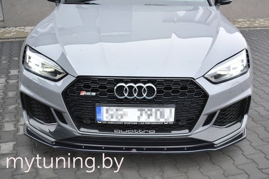 Сплиттер бампера переднего для AUDI RS5 B9 (17-...)