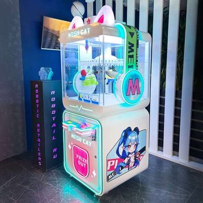 Призовой автомат прищепка "Mesh cat"