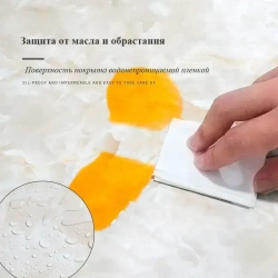 Обои для кухонной столешницы: маслостойкие и противообрастающие, устойчивые к высоким температурам, влаге и плесени