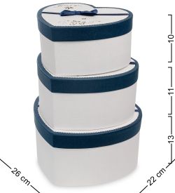 Packing Symphony WF-96-B Набор коробок из 3шт «Сердце»