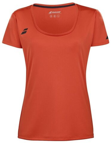 Женская теннисная футболка Babolat Play Cap Sleeve Women - красный