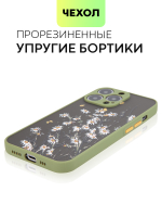 Чехол BROSCORP для Apple iPhone 13 Pro оптом (арт. IP13PRO-ST-TPU-KHAKI-PRINT)
