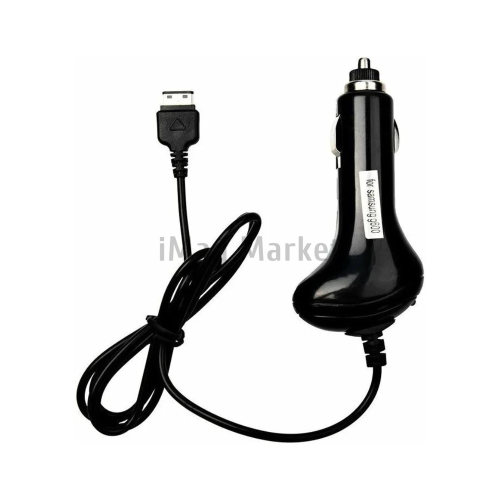 Автомобильное зарядное устройство Activ, 5W, 1A, встроенный кабель Samsung G600, 1 м, черный