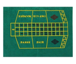 Игра набор 5 в 1 Game Set рулетка: 2 шар, 4 кубика, 1 колода, 100 фишек, сукно