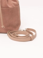 сумка через плечо маленькая натуральная замша