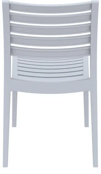 Стул пластиковый Ares серебристый