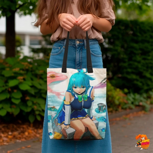 Сумка шоппер с принтом KonoSuba