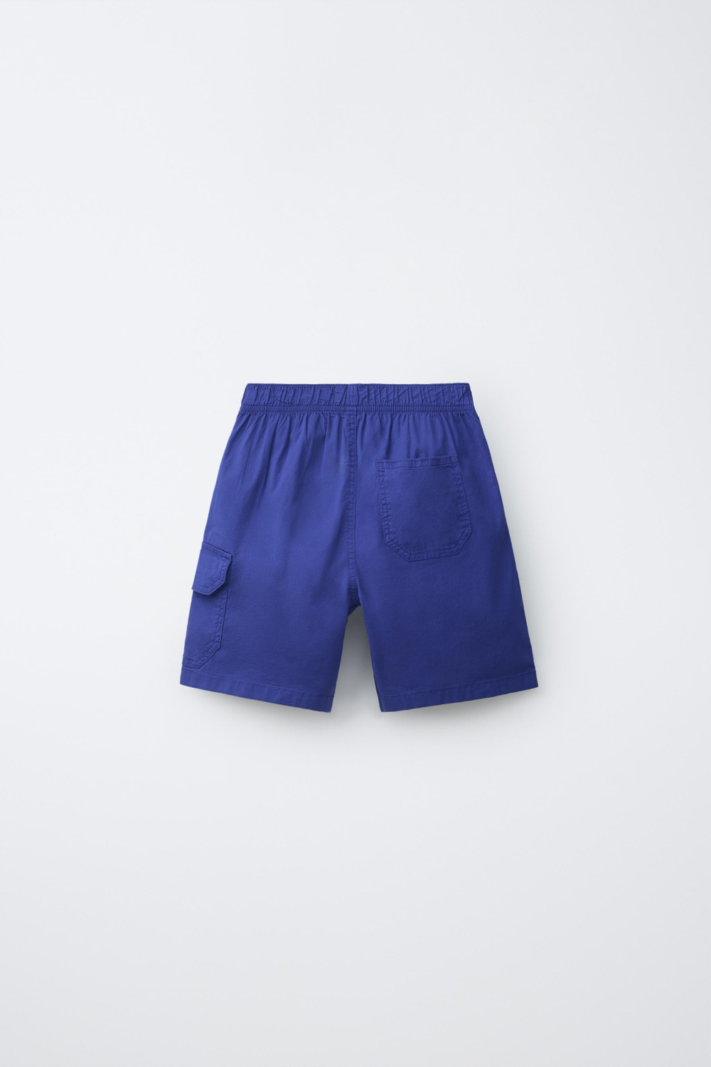 ZARA ШОРТЫ КАРГО, ЧЕРНИЛЬНО-СИНИЙ