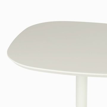 Обеденный стол Square 70х70 белый металл 