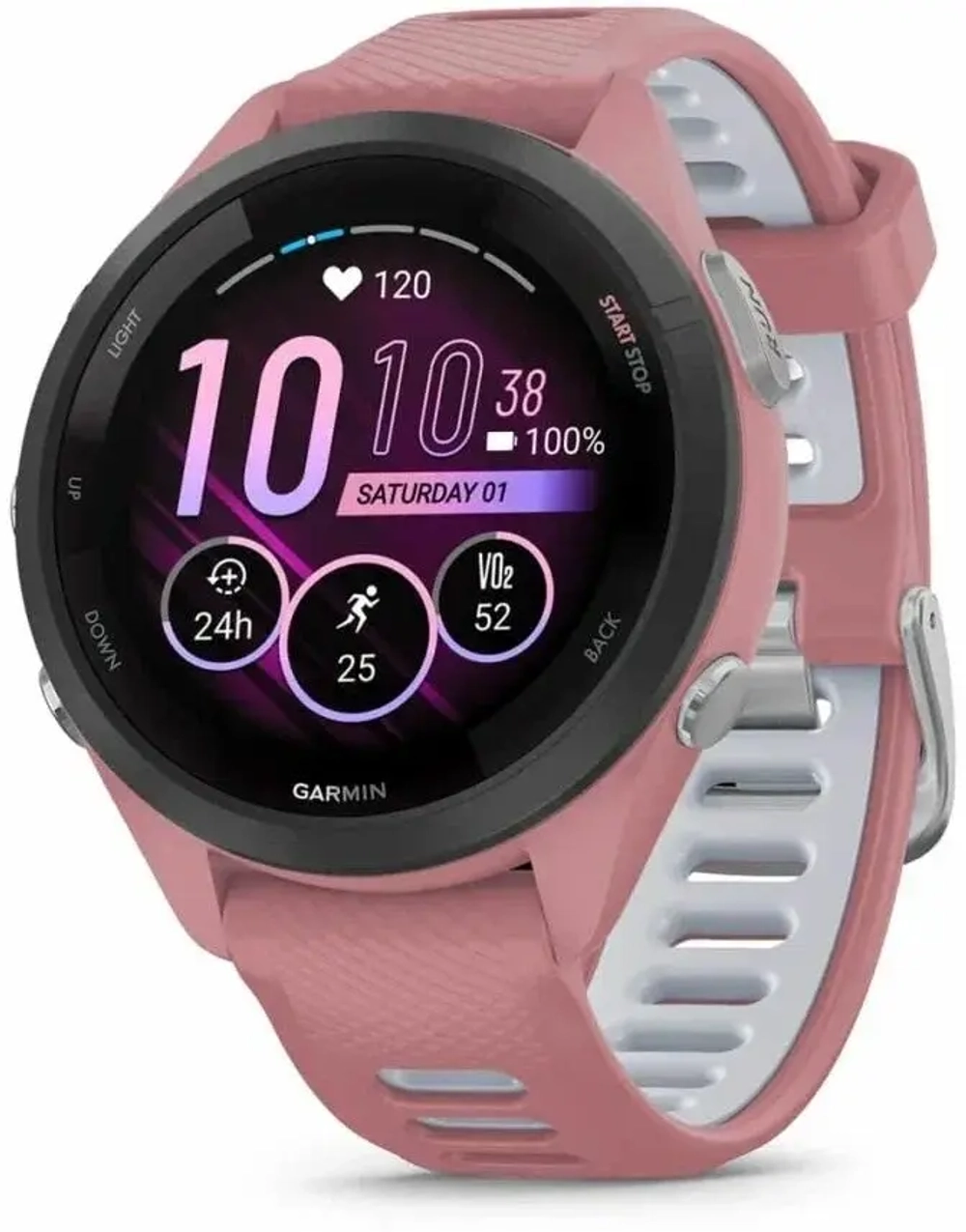 Умные часы Garmin Forerunner 265S 41 мм, розовый (Light Pink)