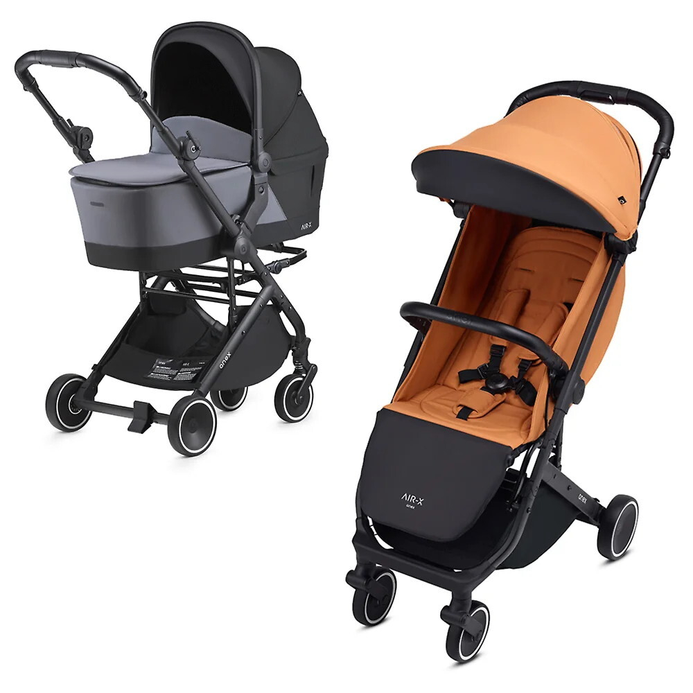Детская коляска Anex Air-X Travel Cot 2 в 1 toffee/black
