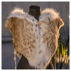 Жилет из меха рыси «Рысяйка косматая»