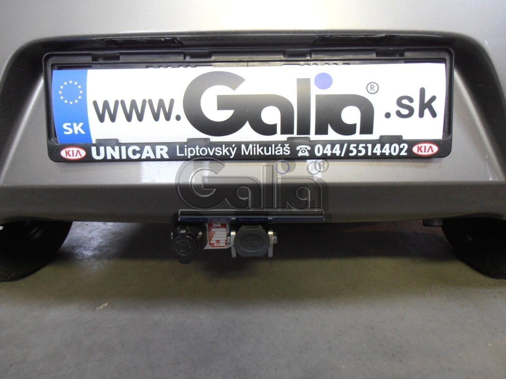 Фаркоп оцинкованный Galia K036A для Kia Picanto 2011-(паспорт и сертификат в комплекте)(без электрики)