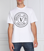 футболка Versace Jeans Couture - белый(73GAHT28CJ00T)