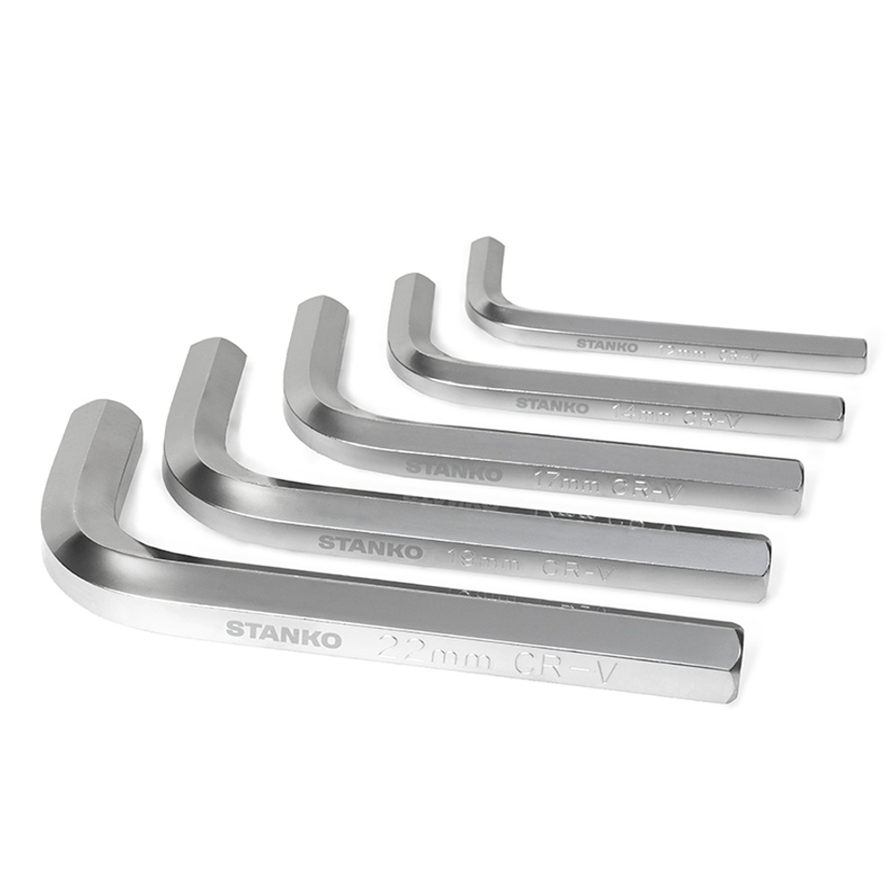 Набор угловых ключей шестигранных длинных 10шт. (6-22 мм) STANKO CS11110