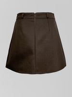 Юбка JN 8680 однотонная плиссированная с шортиками