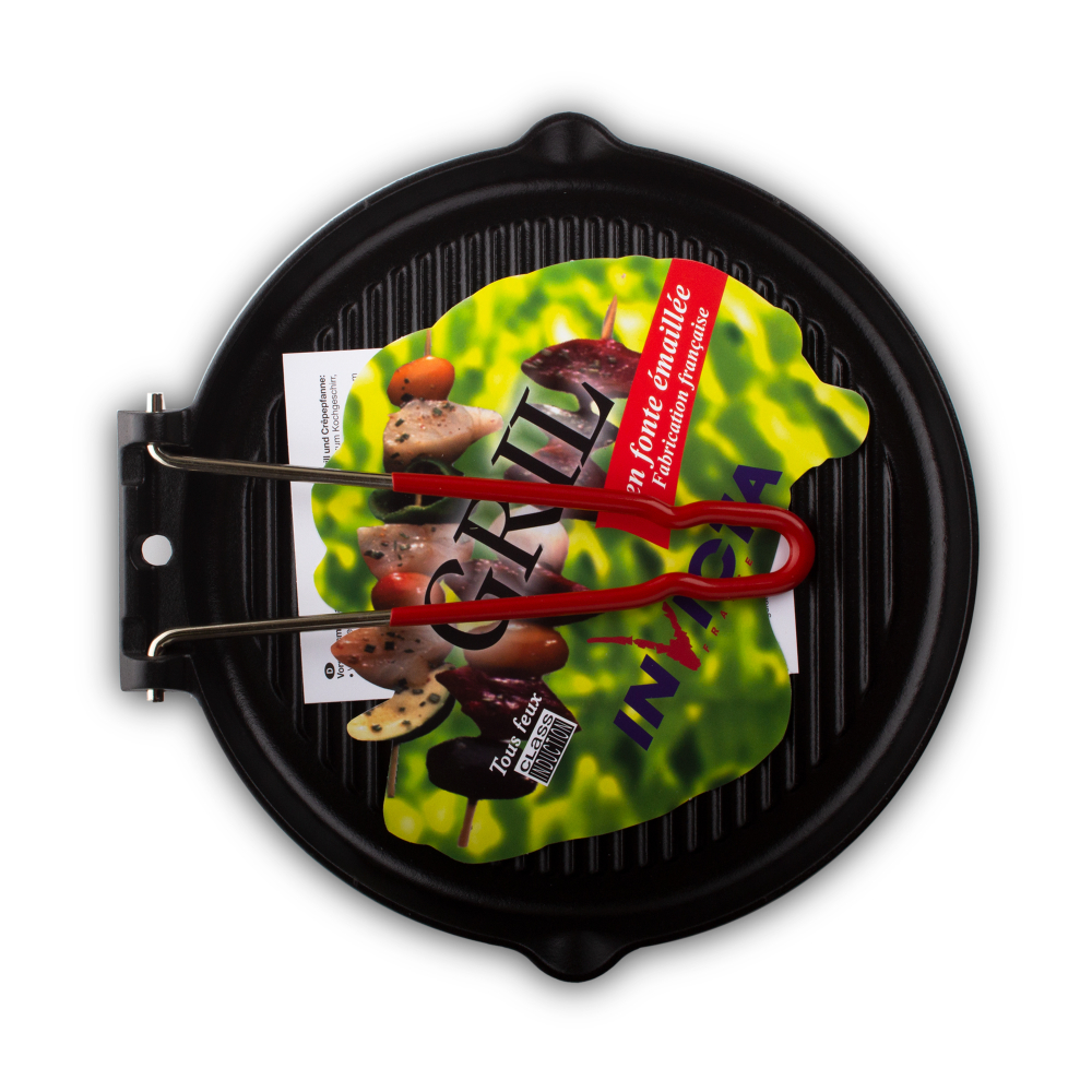 Сковорода гриль 26см Invicta Noir mat