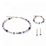 Колье Coeur de Lion Blue 4013/10-0700 цвет фиолетовый, белый, черный