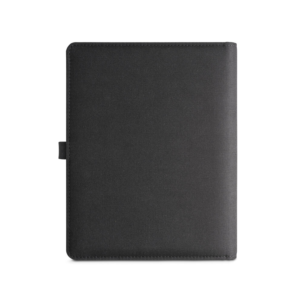 EMERGE A5 FOLDER. Папка А5 из 100% rPET 300D с беспроводным зарядным устройством