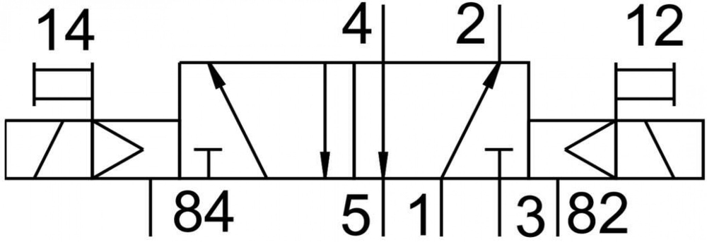 JMVH-5-1/4-B Распределитель с электроуправлением