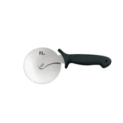 Нож для пиццы d 10 см 25 см черная ручка P.L. Proff Cuisine