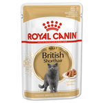 Royal Canin корм консервированный для взрослых кошек кусочки в соусе британские породы