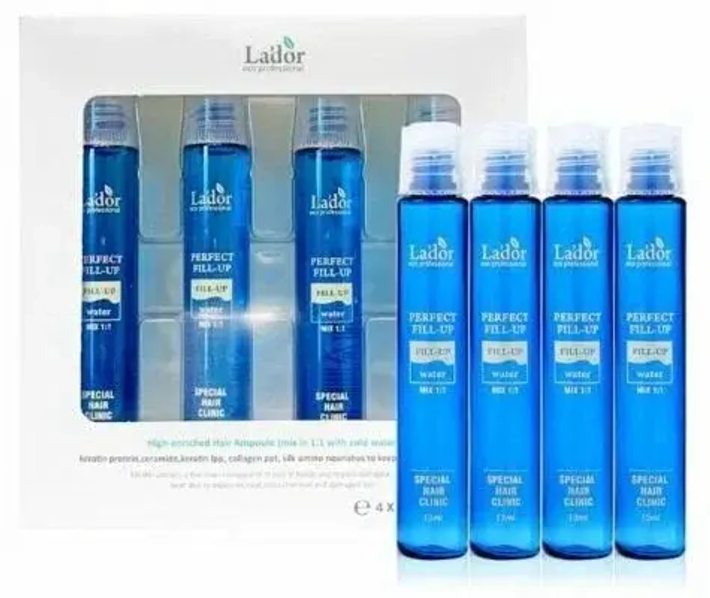 Lador Филлер для восстановления волос - Perfect hair filler, 4шт*13мл