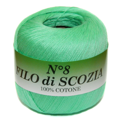 Пряжа Filo Di Scozia №8 50г, 340м, 100%мерсеризованный хлопок (цена за 1 шт)