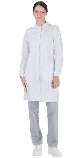 Халат женский "Биолаб" (белый)