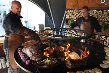 Жарозащитные перчатки из натуральной кожи, OFYR