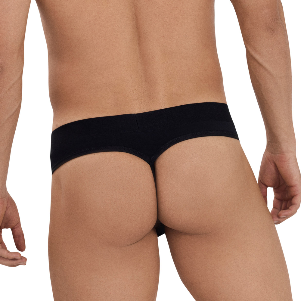 Мужские трусы стринги черные Clever Moda CELESTIAL THONG 114711