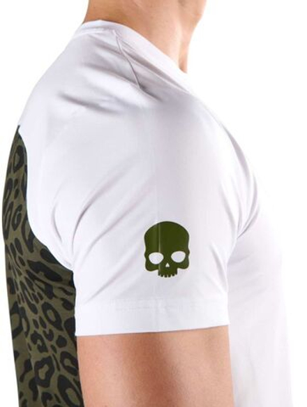 Теннисная футболка Hydrogen Panther Tech T-Shirt - white/military green