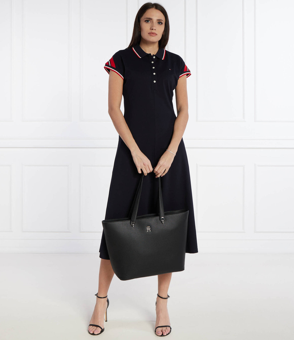 Сумка-шопер EMBLEM Tommy Hilfiger - черный(AW0AW15178)