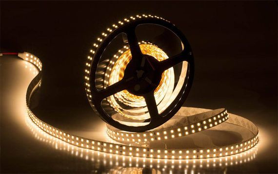 Светодиодная лента Arlight 20W/m 196LED/m 2835SMD теплый белый 5M 019091(B)