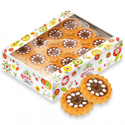 Печенье весовое Дымка Задумка с кремом варёная сгущёнка 0,8 кг