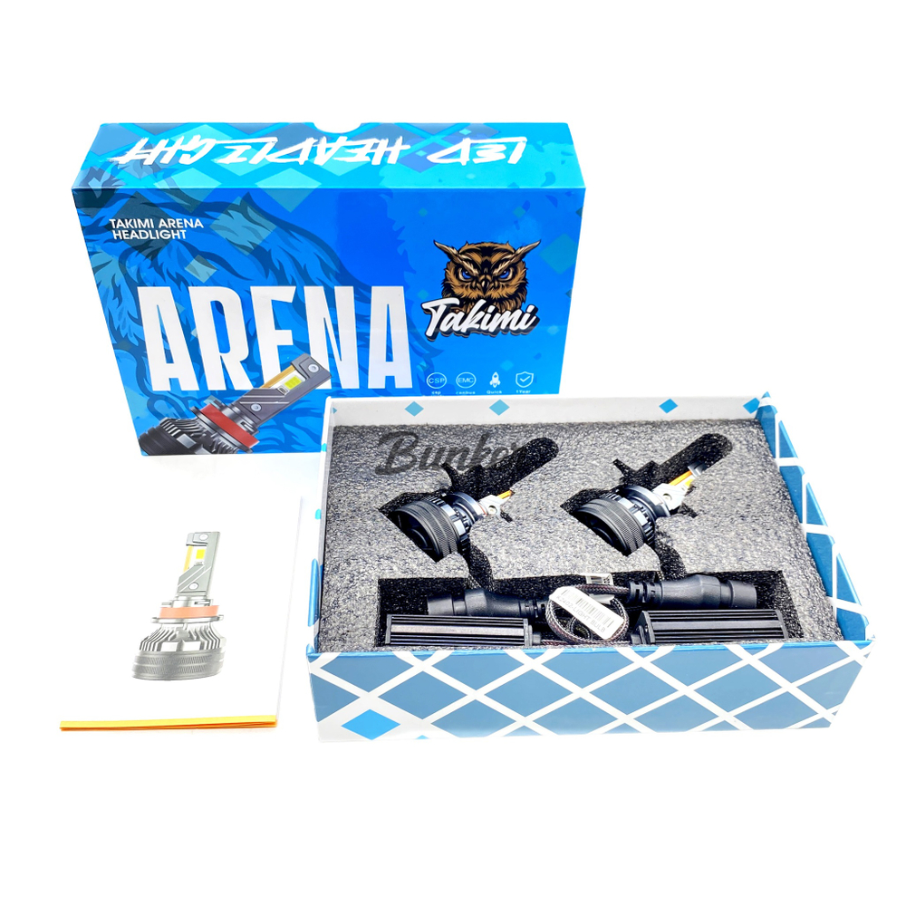 Светодиодные автомобильные LED лампы TaKiMi Arena HB3 (9005) 6000K 12V