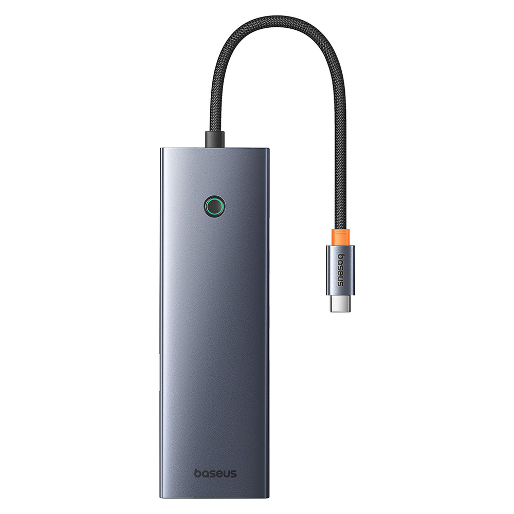 USB-C Хаб Baseus UltraJoy 10-Port (HDMI4K@60Hz + VGA + 3xUSB3.0 + USB-C-PD + RJ45 + SD + microSD/TF + mj3.5mm)