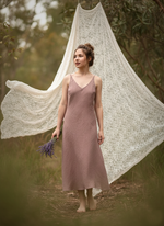 Платье Комбинация цвета латте