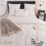 КПБ Mood of Paris на резинке MPR007, Евро, 4 наволочки, простынь 160*200*35