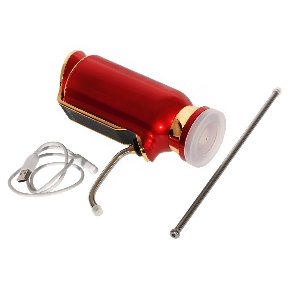 GAEM Электронный Винный Аэратор с Вакуумником (красный), L6 W13,2 H15,6 см