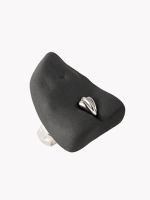 Кольцо Гера, серый фарфор